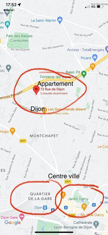 Studio Rue De Dijon Talant Esterno foto